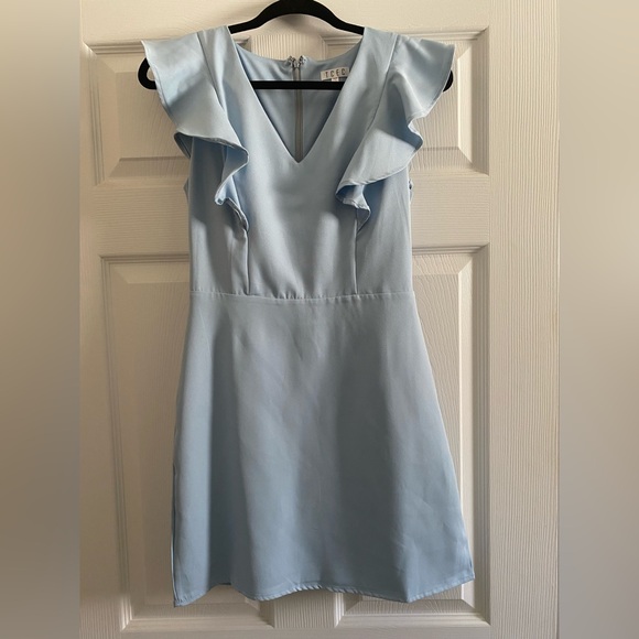 NWOT Ruffle Mini Dress - Picture 6 of 6